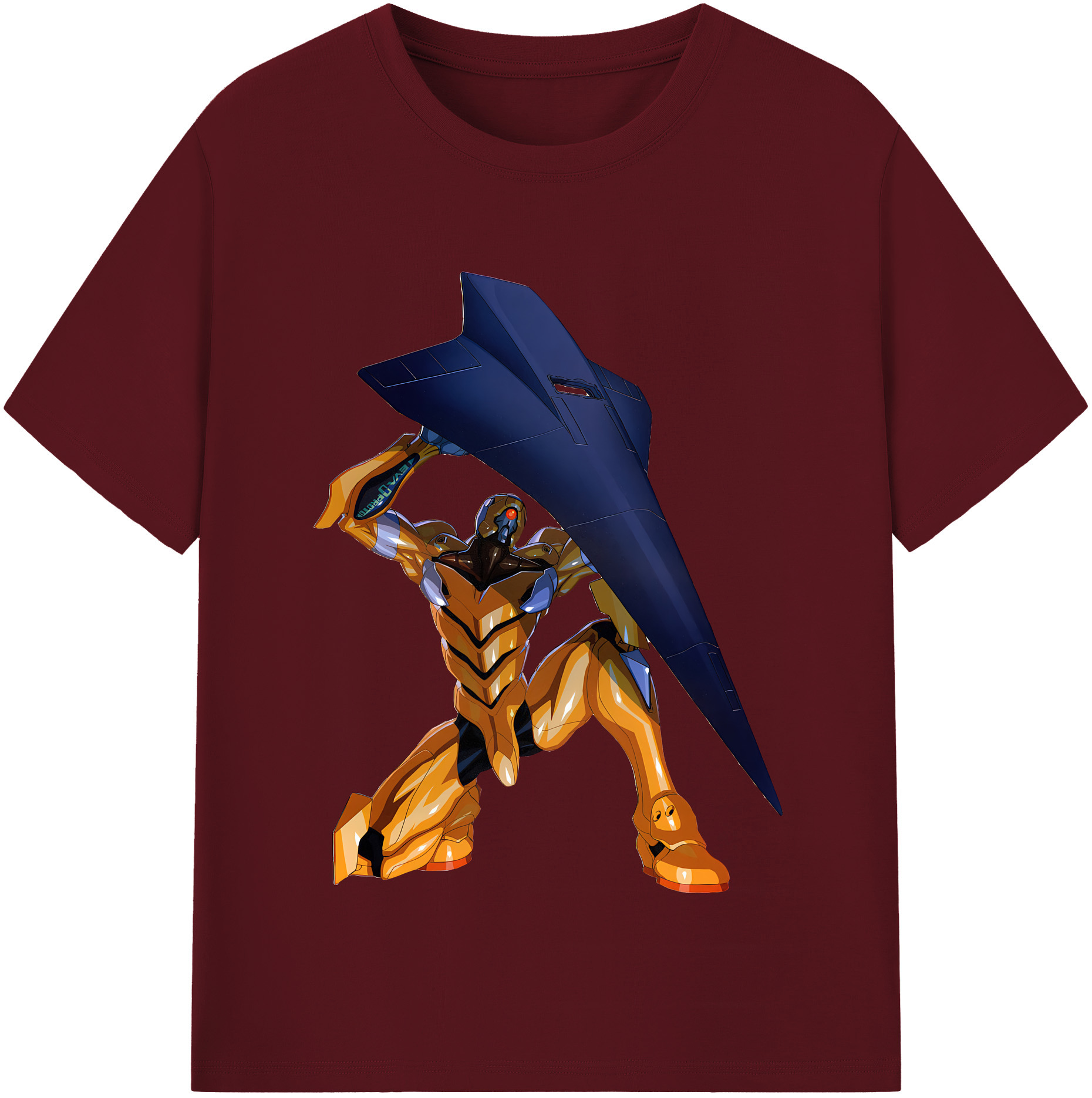 （画像用） EVA 新世紀エヴァンゲリオン 綿100％半袖Tシャツ（フロントプリント）